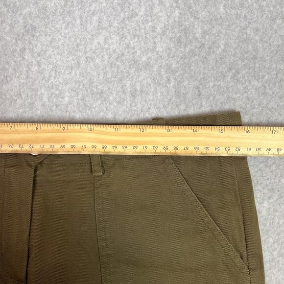 Veronica Beard Army Green Field Mid Rise Cargo Jogger Pant Size 4 - Picture 8 of 13